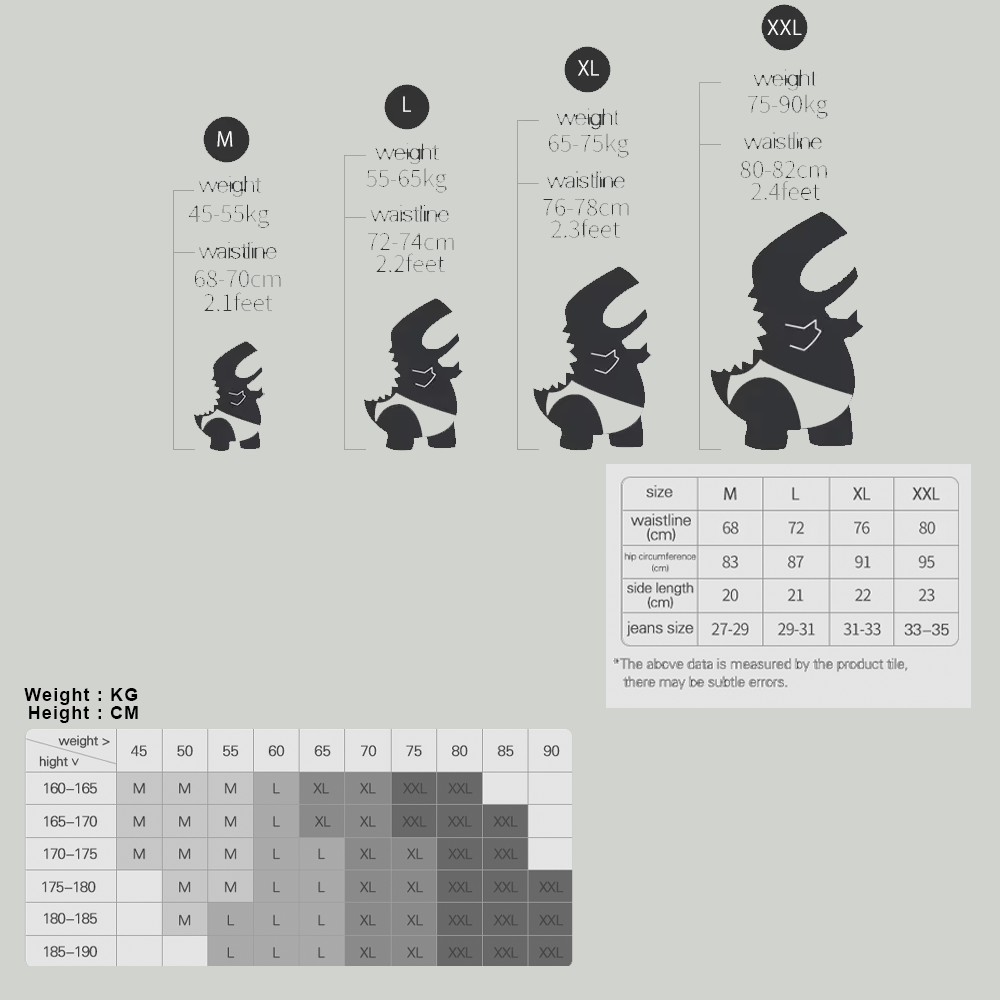 size chart for adanu